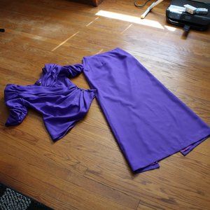 Vintage Jordan Fashions Skirt Set